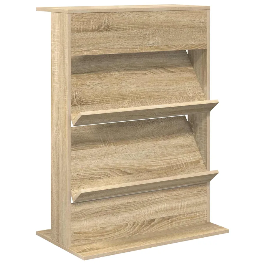 Étagère à magazines avec étagère Chêne Sonoma 70 x 41 x 96 cm - 2