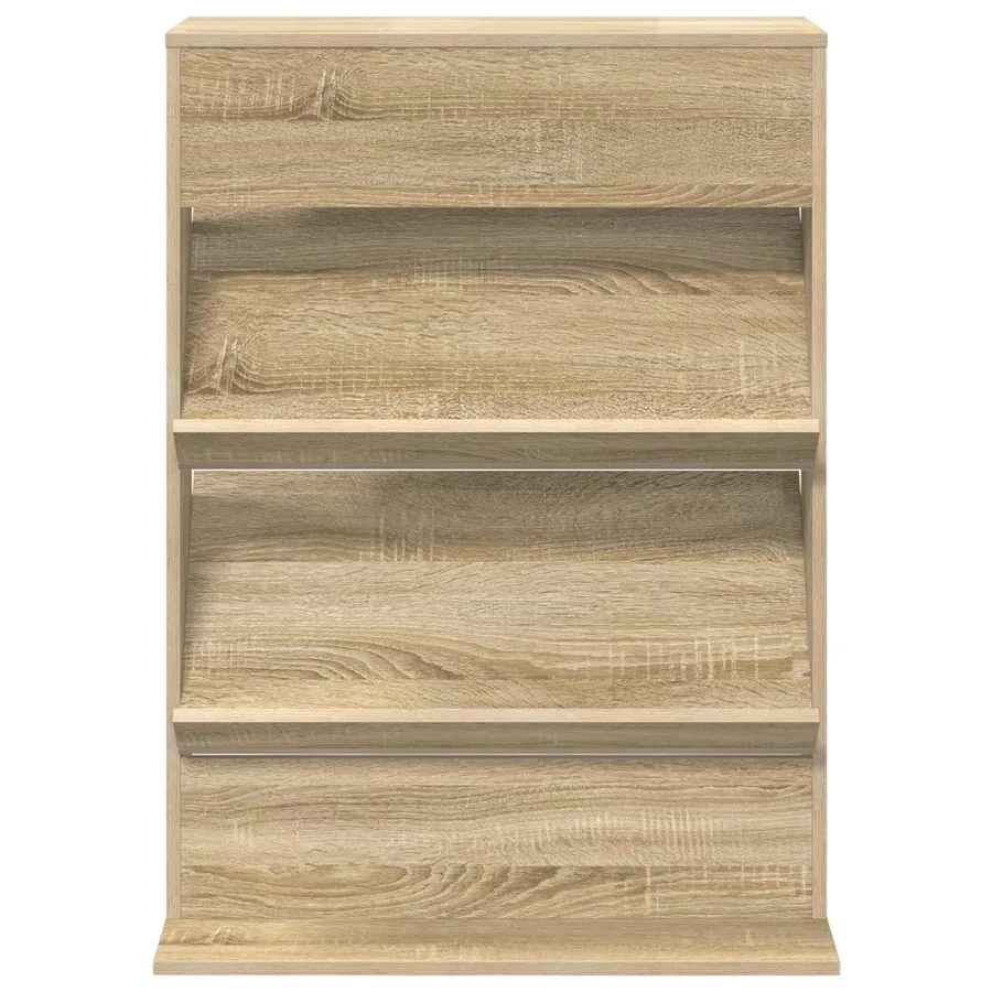Étagère à magazines avec étagère Chêne Sonoma 70 x 41 x 96 cm - 5