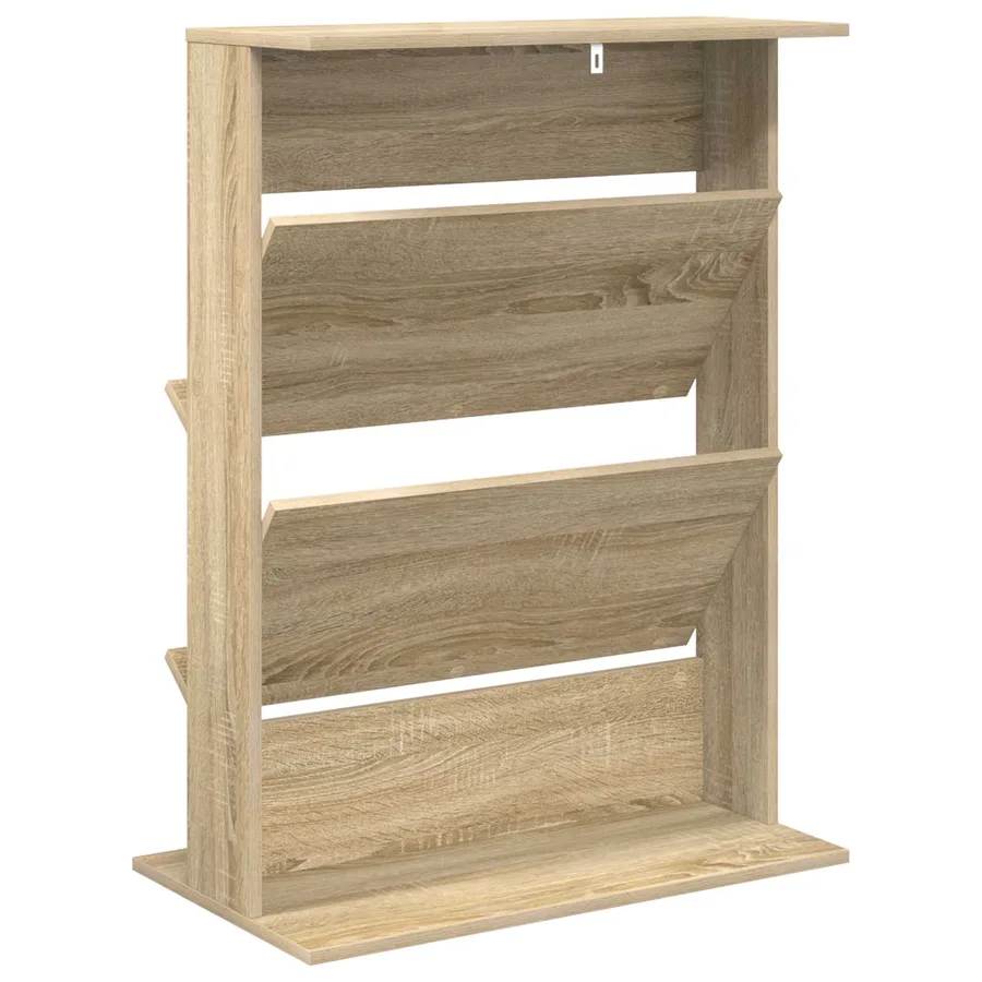 Étagère à magazines avec étagère Chêne Sonoma 70 x 41 x 96 cm - 7