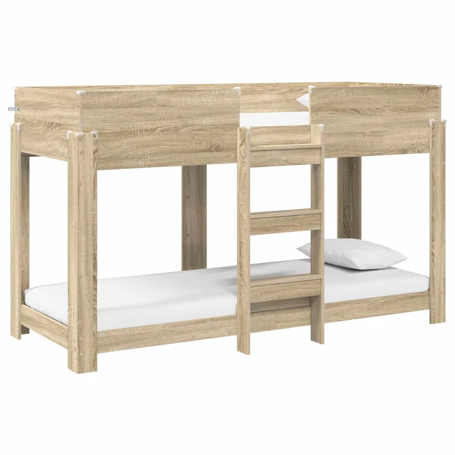 Lit Superposé pour Enfants Chêne Sonoma 75 x 190 cm - 2