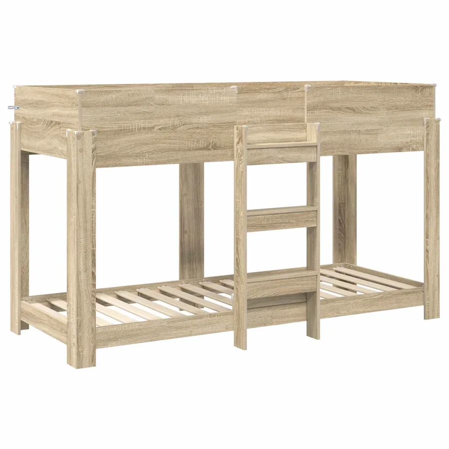 Lit Superposé pour Enfants Chêne Sonoma 75 x 190 cm - 4