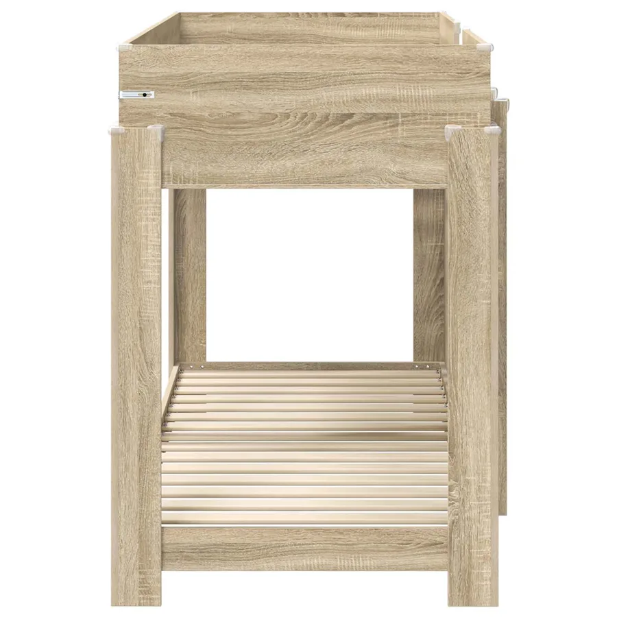 Lit Superposé pour Enfants Chêne Sonoma 75 x 190 cm - 6