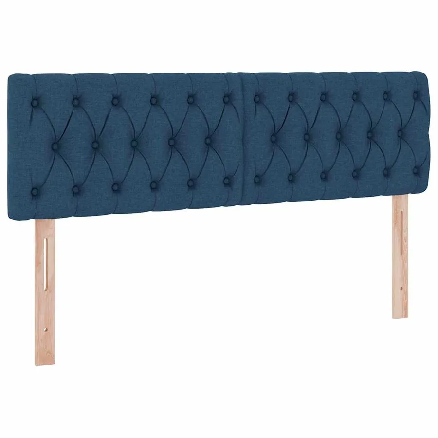 Lit avec rangement et matelas avec matelas Bleu 140 x 190 cm - 9