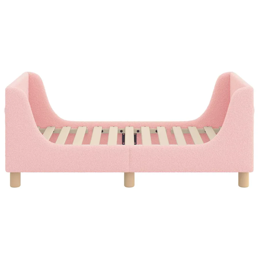 Cadre de lit pour tout-petit avec tête de lit Rose 70 x 140 cm - 4