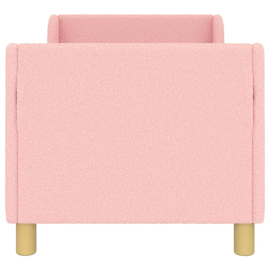 Cadre de lit pour tout-petit avec tête de lit Rose 70 x 140 cm - 5