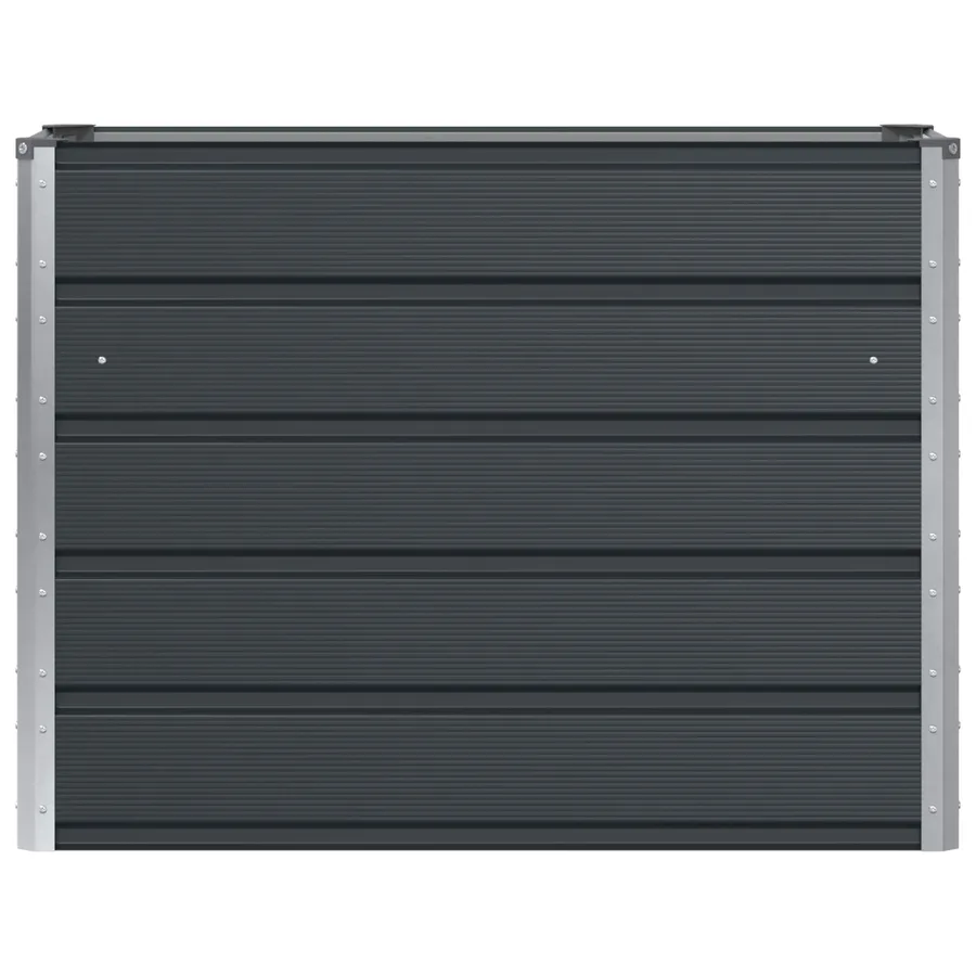 Jardinière Anthracite 100 x 40 x 75 cm Acier - 4