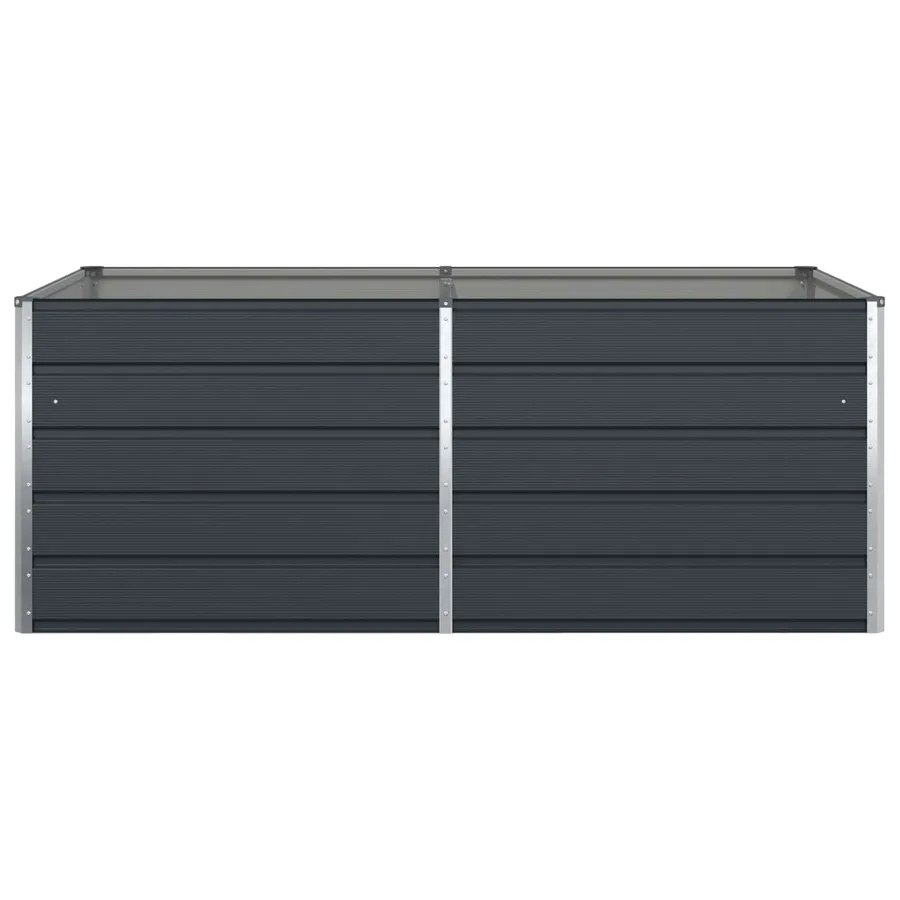 Jardinière Anthracite 195 x 100 x 75 cm Acier galvanisé - 5