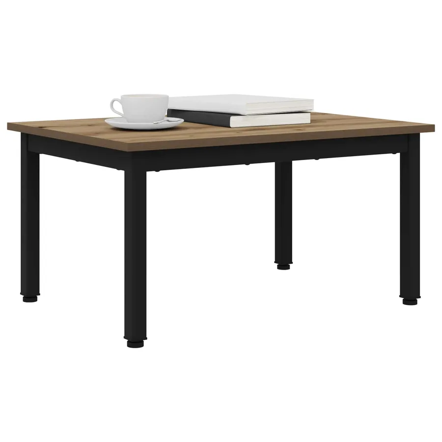 Table basse Chêne artisan 70 x 50 x 36 cm Bois d'ingénierie - 3