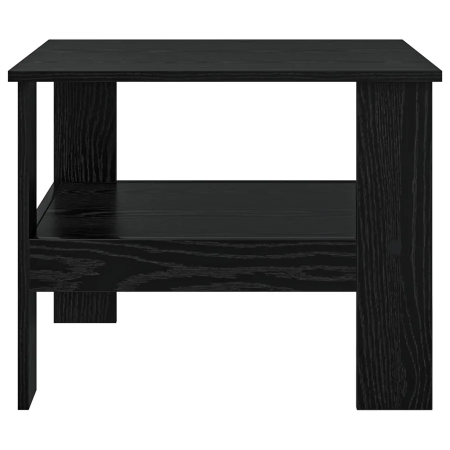 Table basse Chêne noir 57 x 55 x 45 cm Bois d'ingénierie - 5