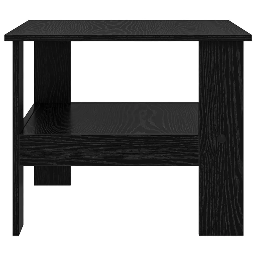 Table basse Chêne noir 57 x 55 x 45 cm Bois d'ingénierie - 6