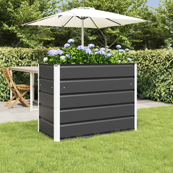 Jardinière Anthracite 100 x 50 x 75 cm Acier galvanisé