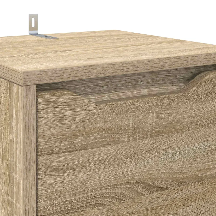 Cabinet de salle de bain Chêne Sonoma 30,5 x 30 x 101 cm - 11