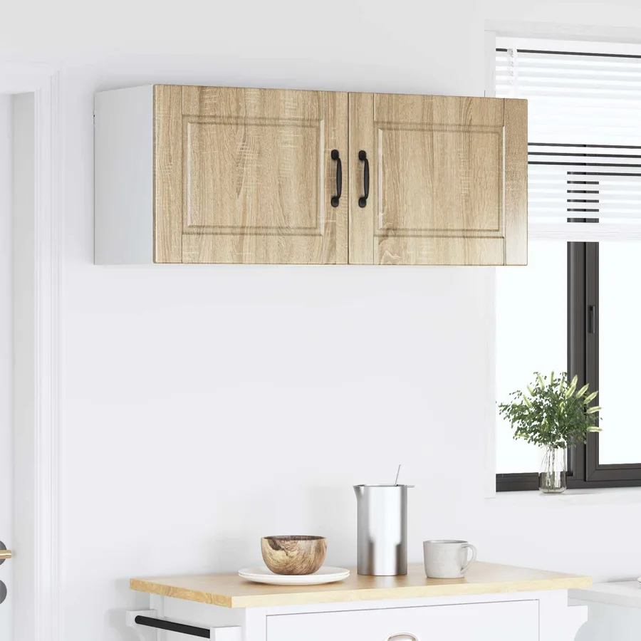 Meuble mural PORTO 2 pcs Chêne Sonoma 50 x 31 x 40 cm - 4