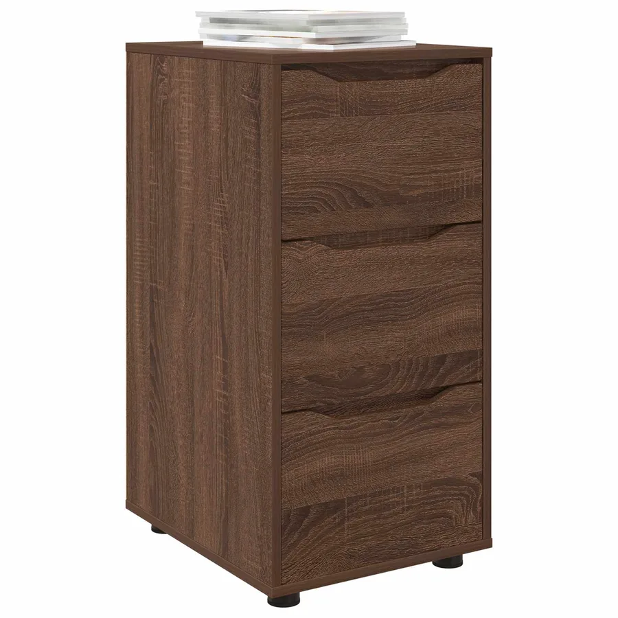 Armoire de rangement Chêne brun 40 x 48 x 81 cm - 3