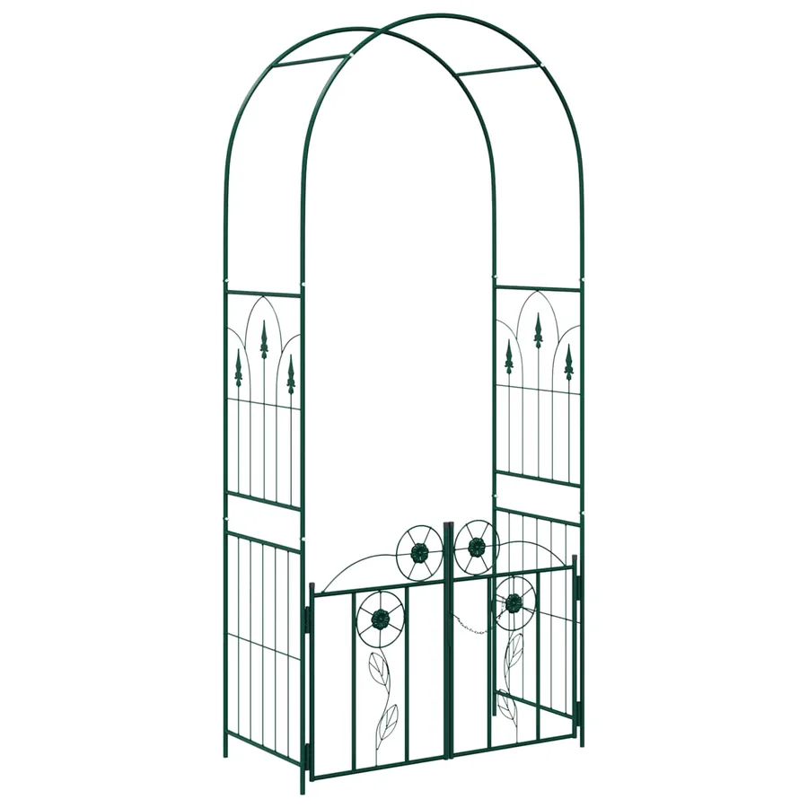 Arche de jardin avec verrouillage Vert 102 x 50 x 218 cm - 2