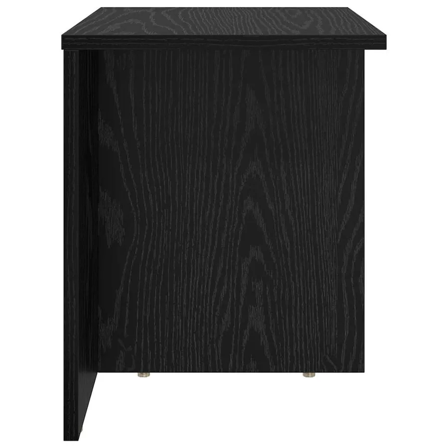 Table d'appoint Chêne noir 37 x 32 x 40 cm Bois d'ingénierie - 6
