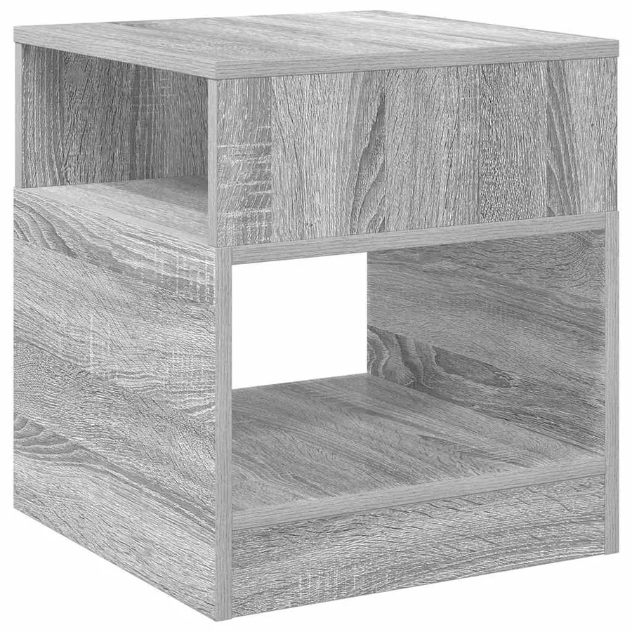 Table d'appoint Gris Sonoma 40,5 x 40 x 45 cm Bois d'ingénierie - 7