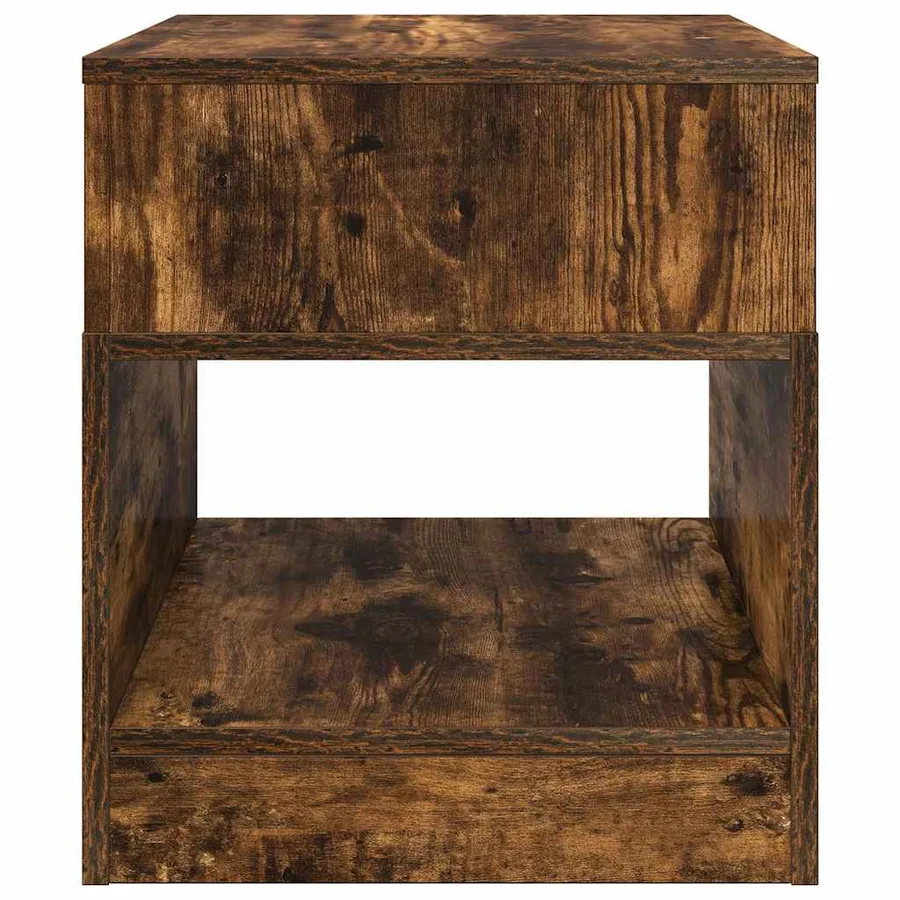 Table d'appoint Chêne fumé 40,5 x 40 x 45 cm Bois d'ingénierie - 5