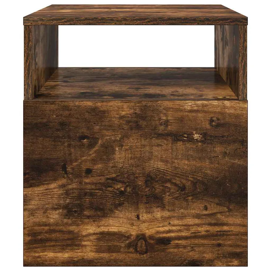 Table d'appoint Chêne fumé 40,5 x 40 x 45 cm Bois d'ingénierie - 6