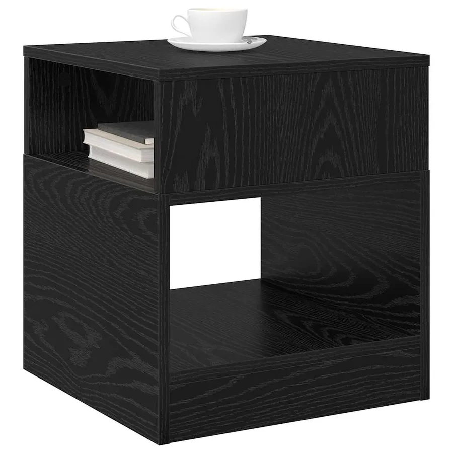 Table d'appoint 2 pcs Chêne noir 40,5 x 40 x 45 cm - 3