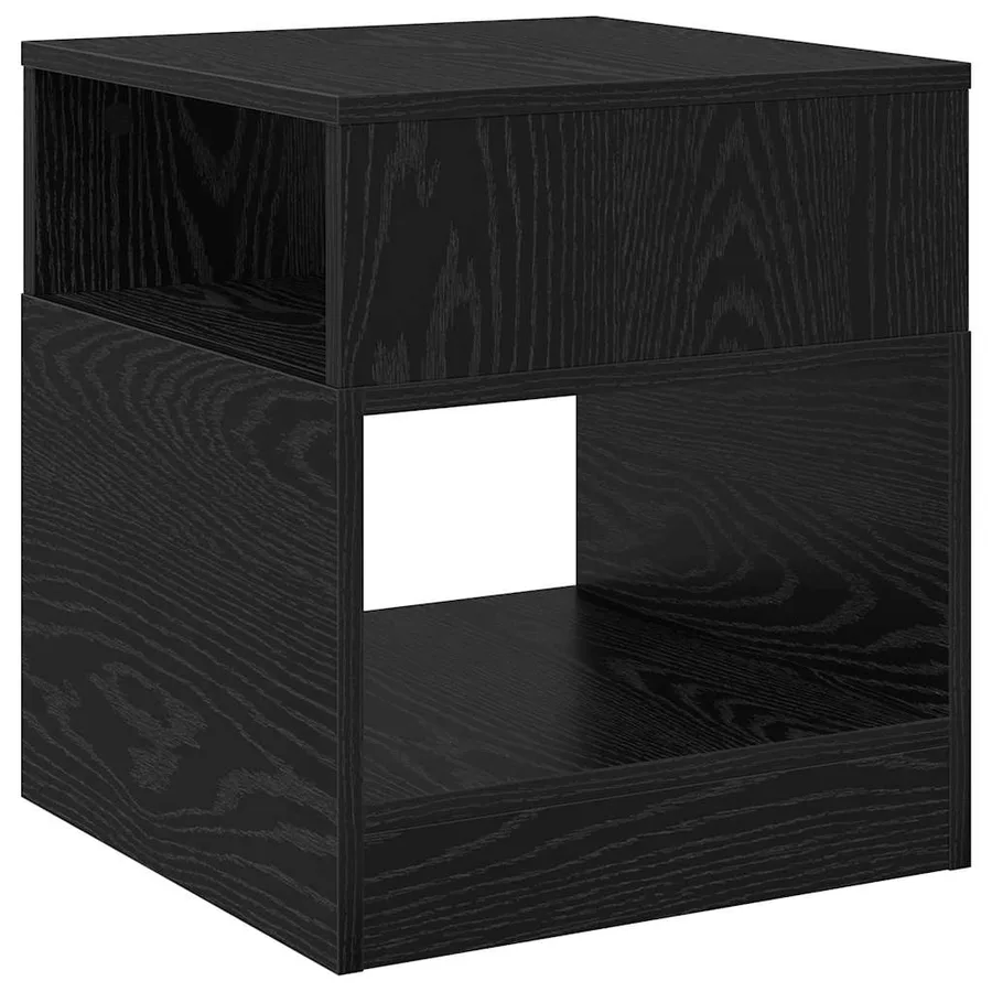 Table d'appoint 2 pcs Chêne noir 40,5 x 40 x 45 cm - 5