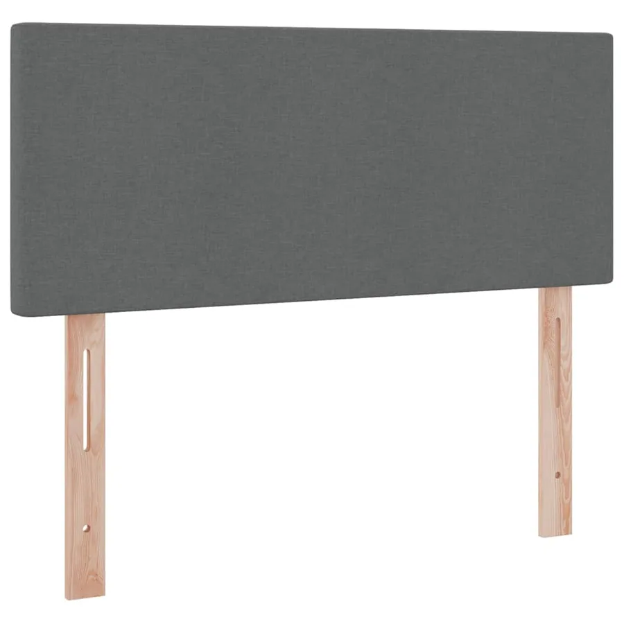 Lit avec rangement et matelas Gris foncé 120 x 200 cm - 9