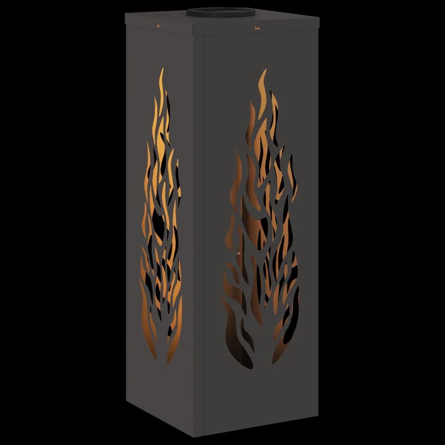 Lumière de chemin LED solaire 2 pcs Blanc chaud 18 x 18 x 50 cm - 12