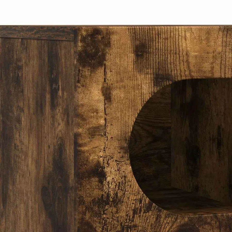Meuble TV ELST 100 x 35 x 40 cm Chêne fumé Bois d'ingénierie - 7