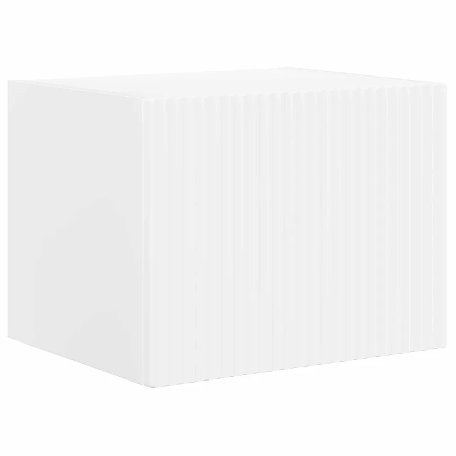 Ensemble de meuble TV mural Montage mural 6 pcs Blanc - 6