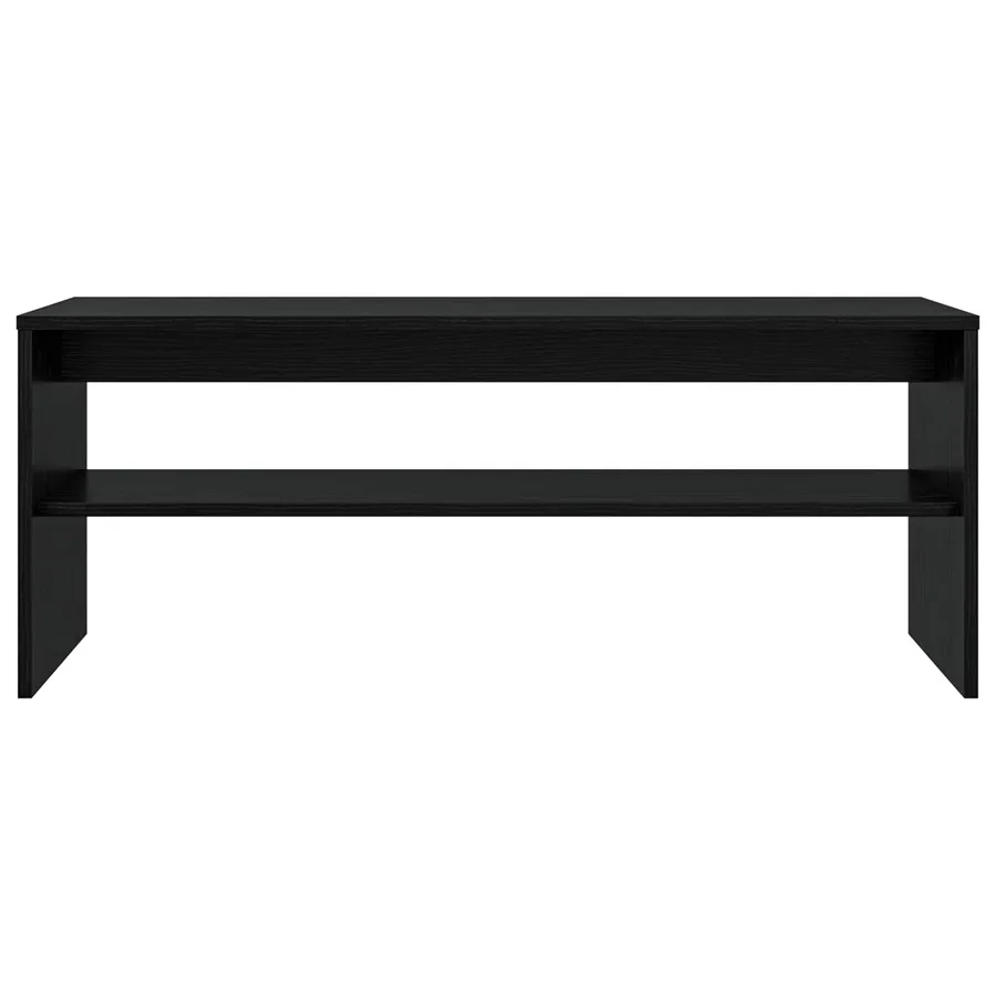 Meuble TV Chêne noir 100 x 35 x 40 cm Bois d'ingénierie - 5