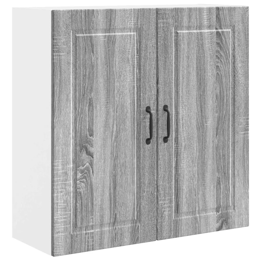 Meuble mural PORTO Gris Sonoma 80 x 31 x 80 cm - 2