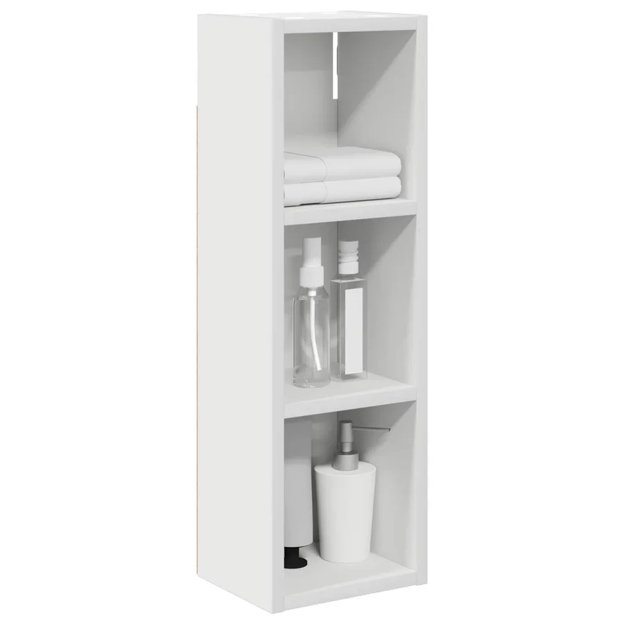 Armoire murale de salle de bain Blanc 20 x 16 x 62,5 cm - 3