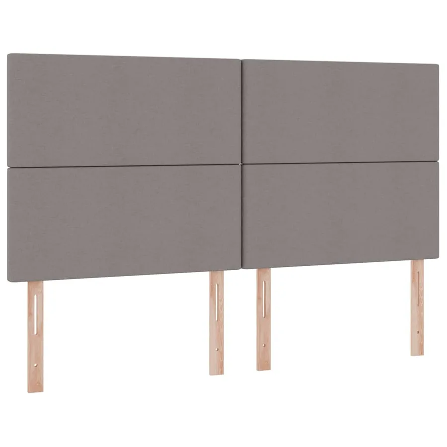 Lit de rangement LED avec matelas Taupe 160 x 200 cm Tissu - 10