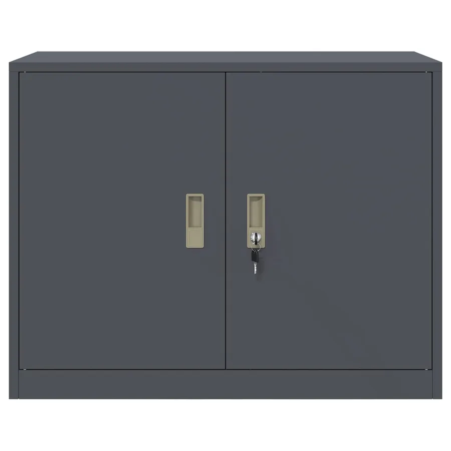Armoire de rangement Anthracite 90 x 40 x 70 cm Acier - 6