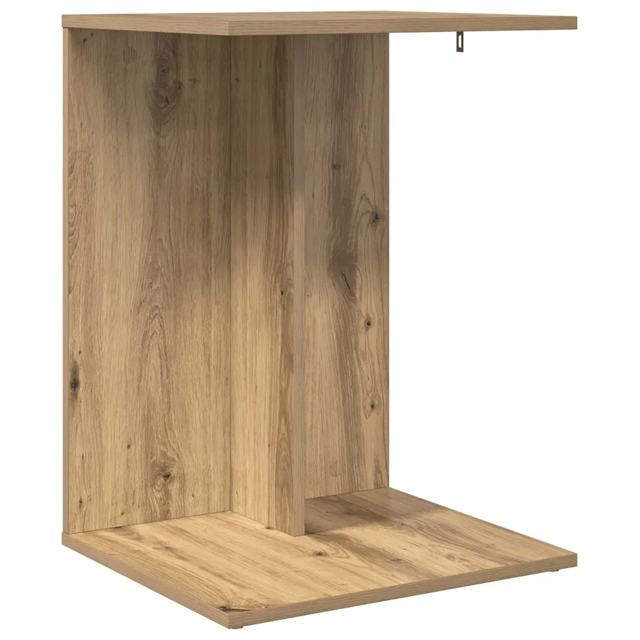 Table d'appoint Chêne artisanal 45 x 40 x 62,5 cm - 2