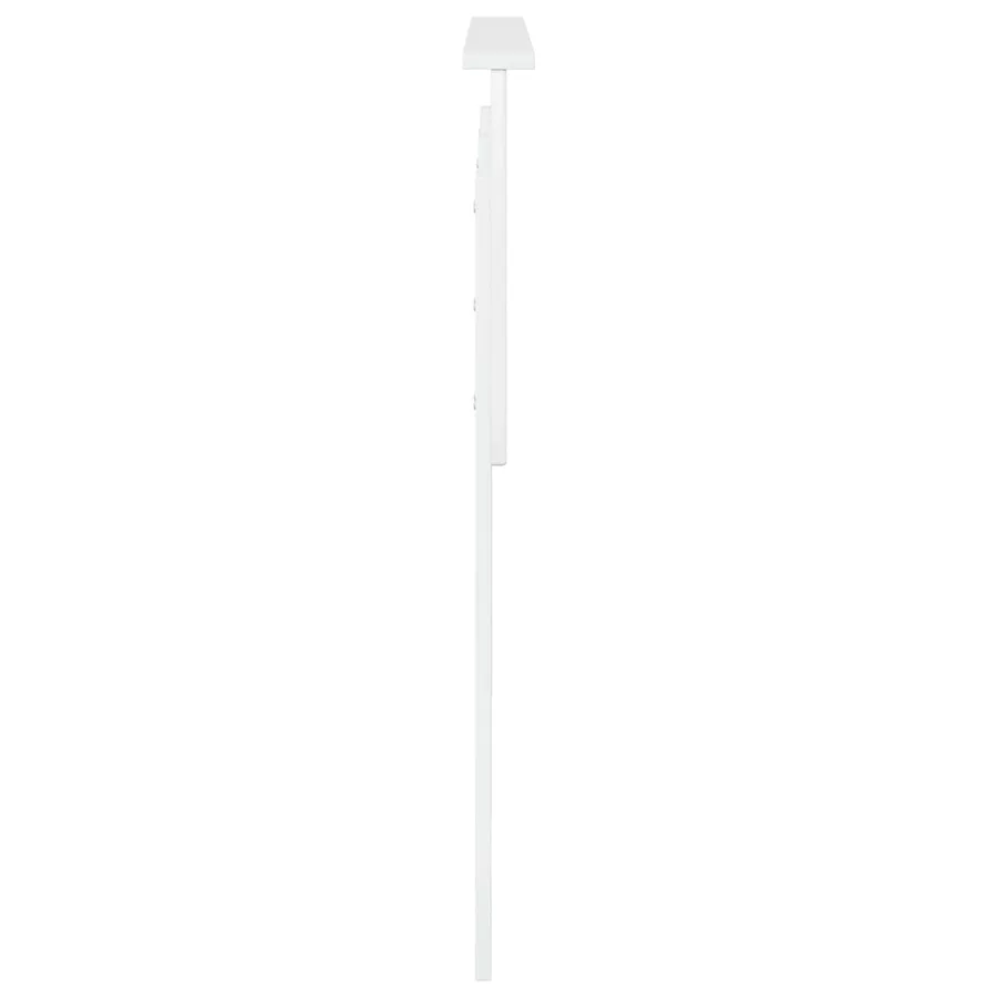 Tête de lit Blanc Brillant Bois d'ingénierie - 5