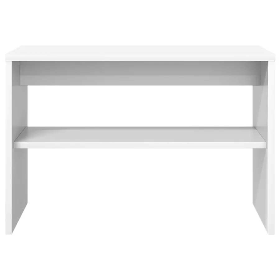 Meuble TV Blanc 60 x 30 x 40 cm Bois d'ingénierie - 5