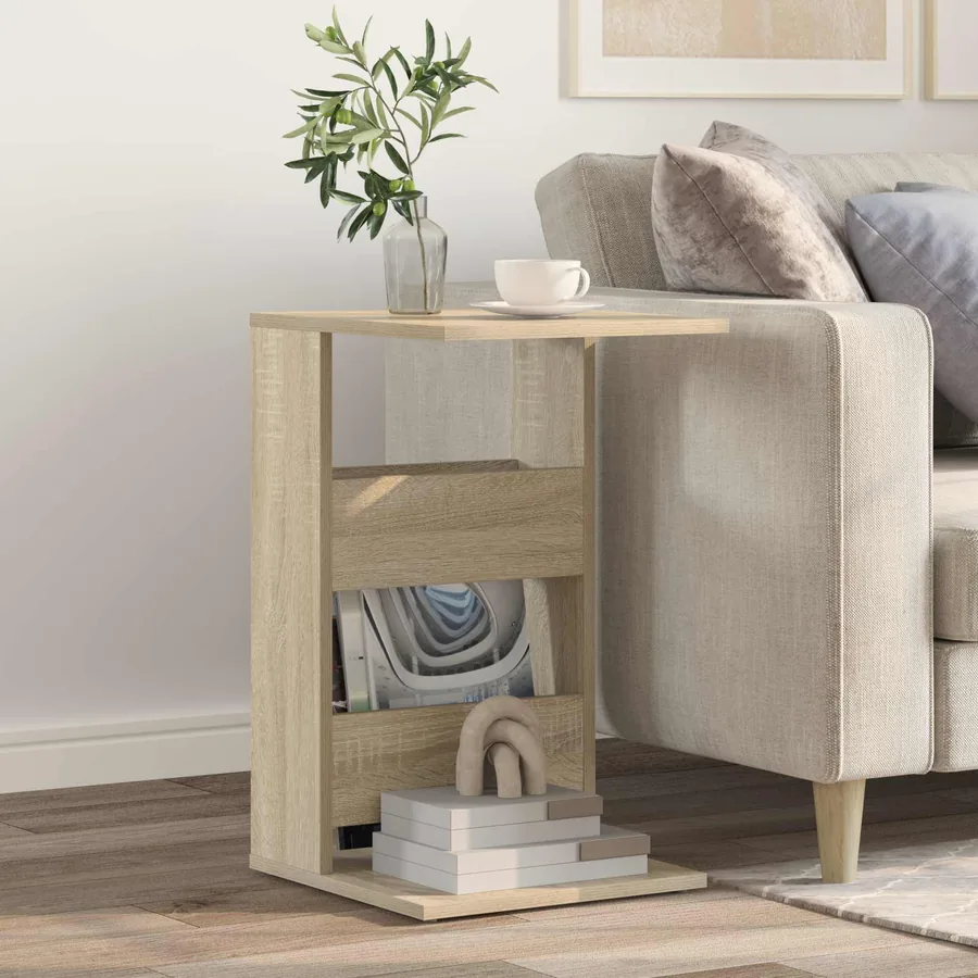 Table d'appoint Chêne Sonoma 40 x 35 x 60,5 cm