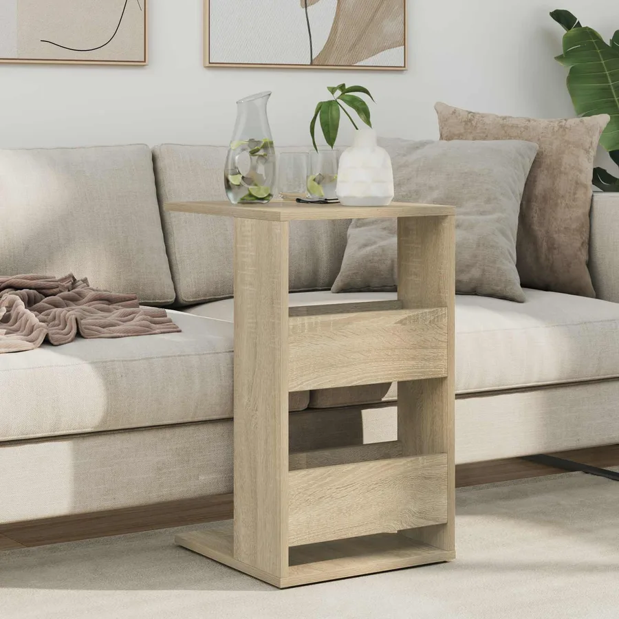 Table d'appoint Chêne Sonoma 40 x 35 x 60,5 cm - 4