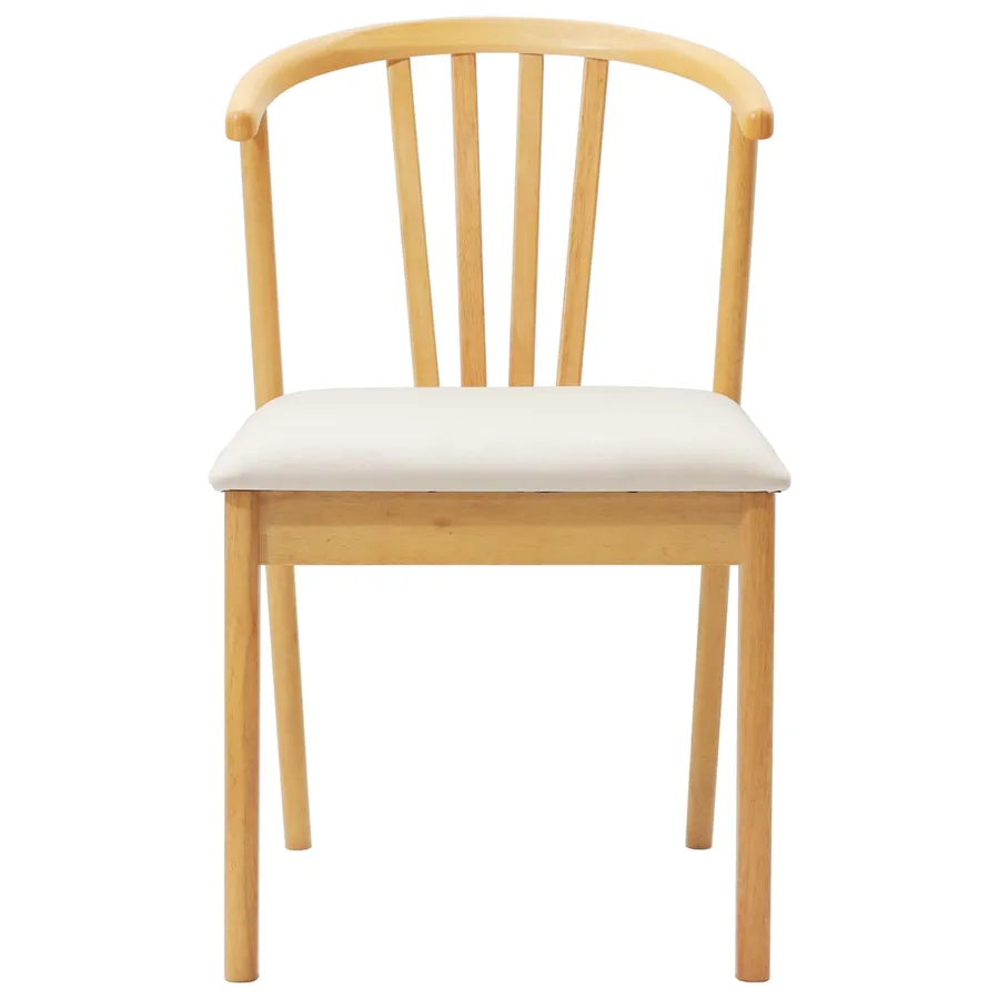 Chaise de salle à manger 2 pcs Naturel et clair - 5