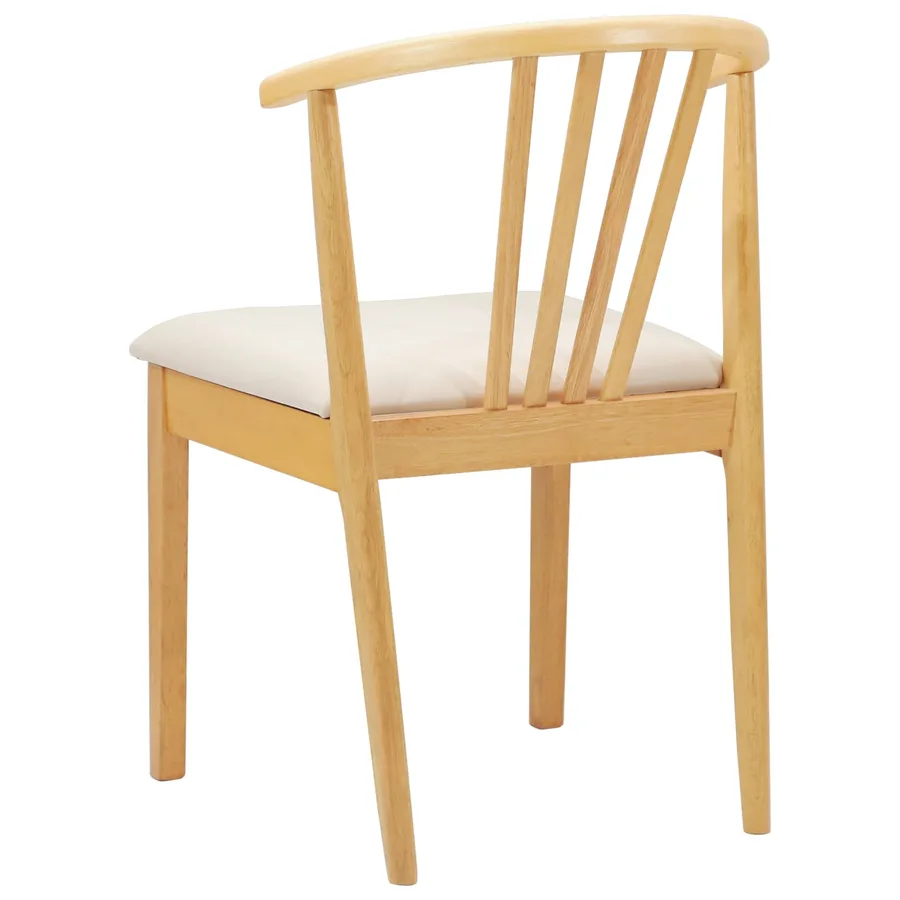 Chaise de salle à manger 2 pcs Naturel et clair - 7