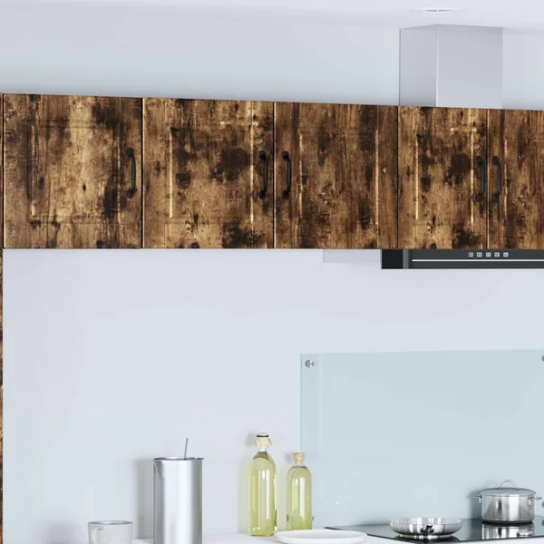 Meuble mural PORTO Chêne fumé 80 x 31 x 40 cm Bois d'ingénierie