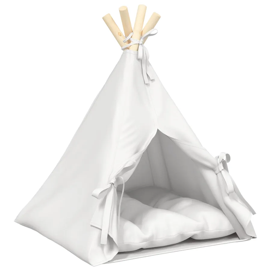 Teepee pour animaux de compagnie avec coussin 40 x 40 x 50 cm - 2