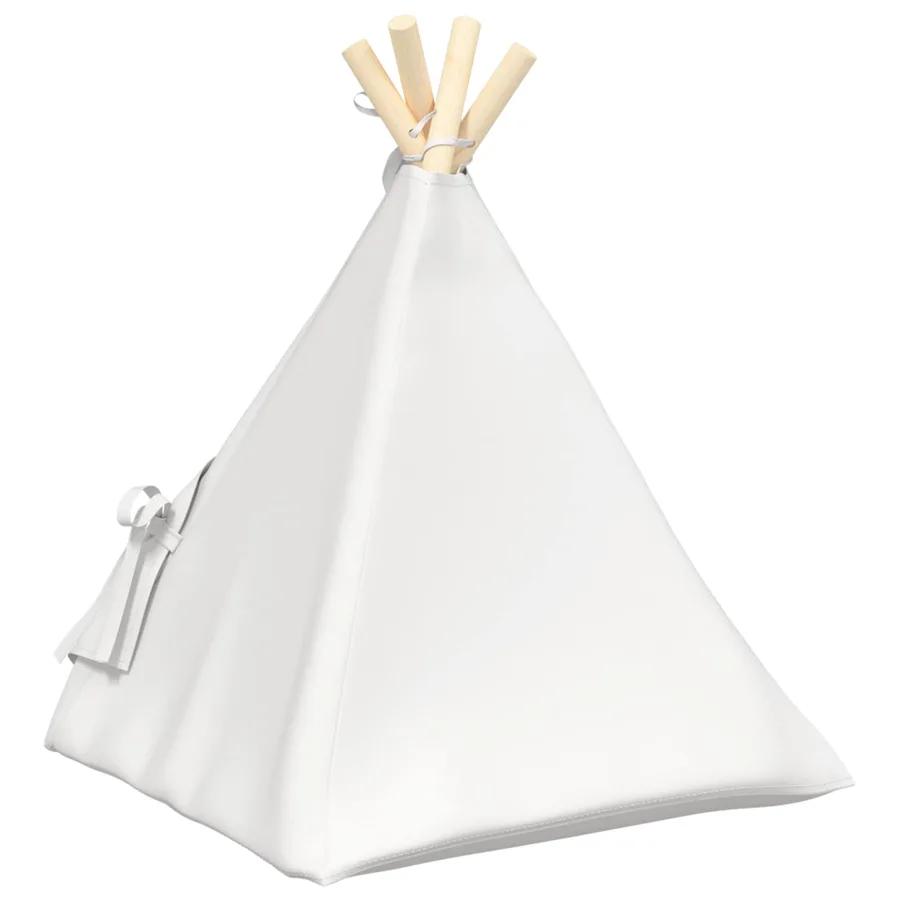 Teepee pour animaux de compagnie avec coussin 40 x 40 x 50 cm - 7