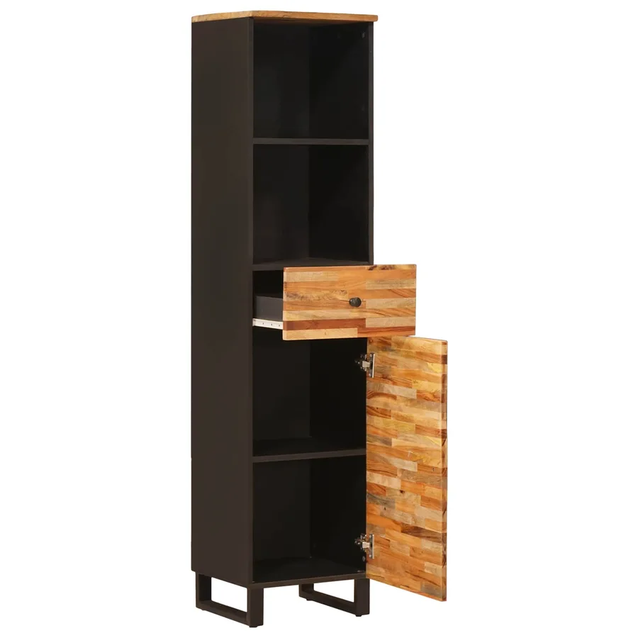 Armoire de salle de bain Chêne artisanal 38 x 33 x 160 cm - 2