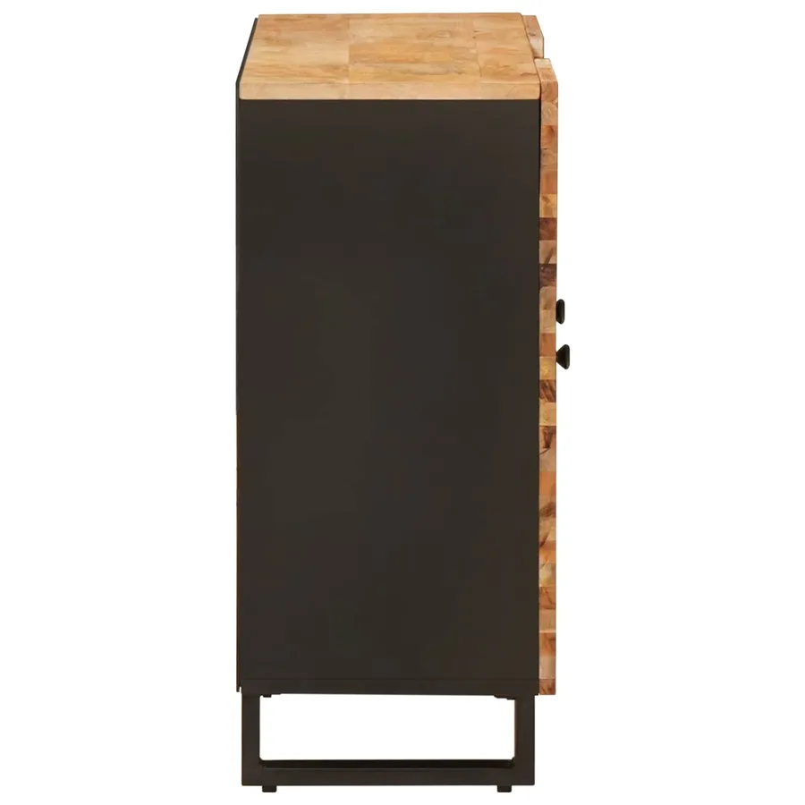 Meuble d'appoint Marron 90 x 33 x 75 cm Bois de mangue massif - 4