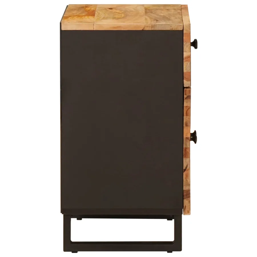 Armoire de lit Marron 50 x 33 x 60 cm Bois de mangue massif - 4