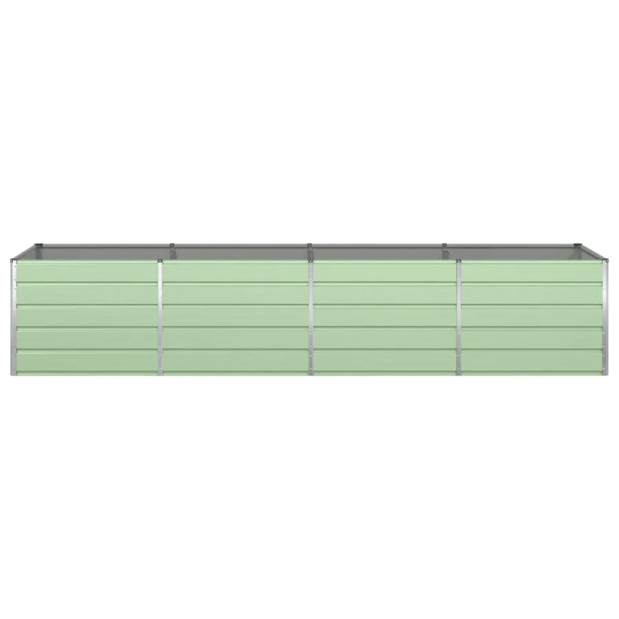 Jardinière Vert pastel 385 x 100 x 75 cm Acier galvanisé - 5