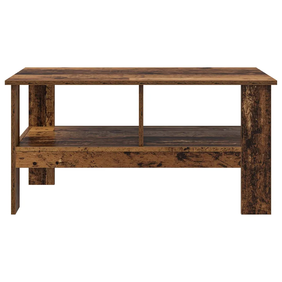 Table basse Bois ancien 90 x 50 x 45 cm Bois d'ingénierie - 5