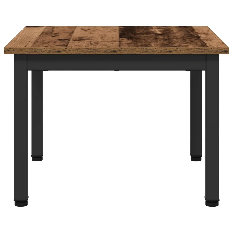 Table basse Bois ancien 50 x 50 x 36 cm Bois d'ingénierie - 6